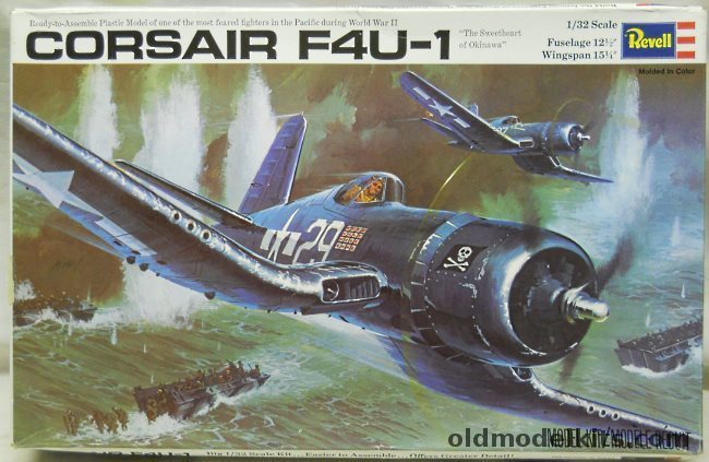 Revell 1/32 F4U-1 Corsair - (F4U1), H278 plastic model kit